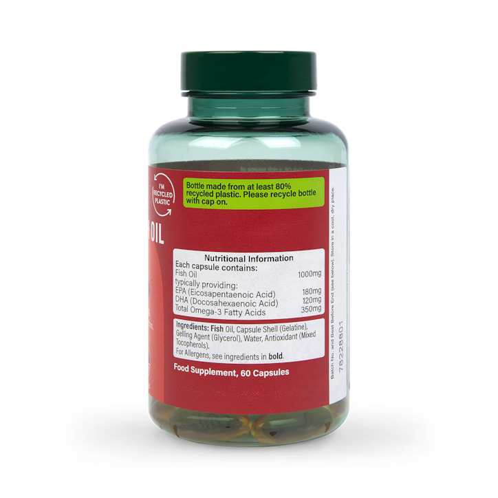 Holland & Barrett Omega 3 Fish Oil 1000mg 60 Capsules image 2