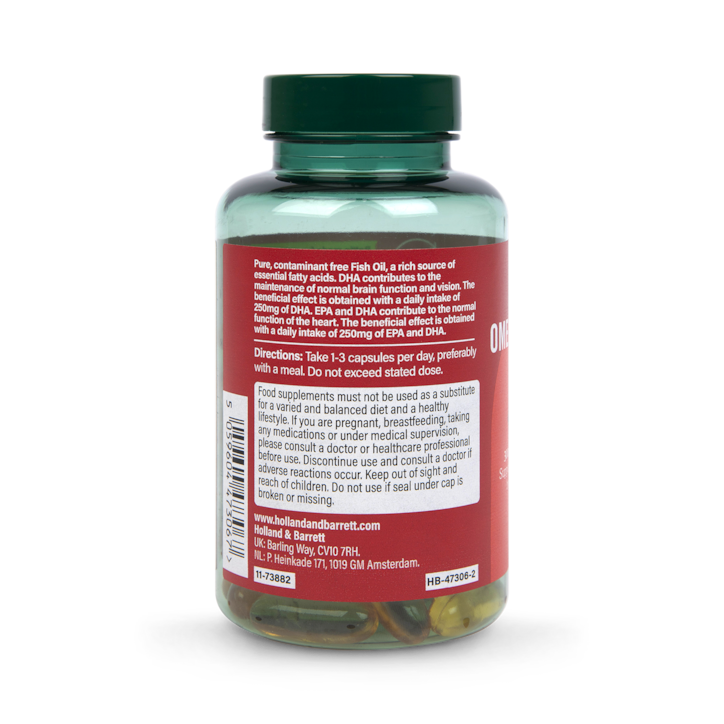 Holland & Barrett Omega 3 Fish Oil 1000mg 60 Capsules image 3