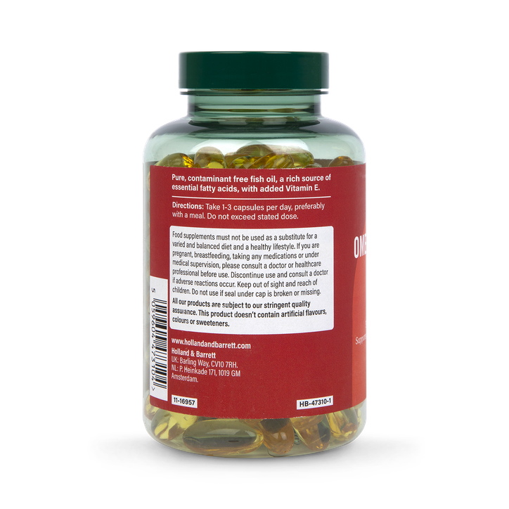Holland & Barrett Omega 3 Fish Oil 1200mg 120 Capsules image 4