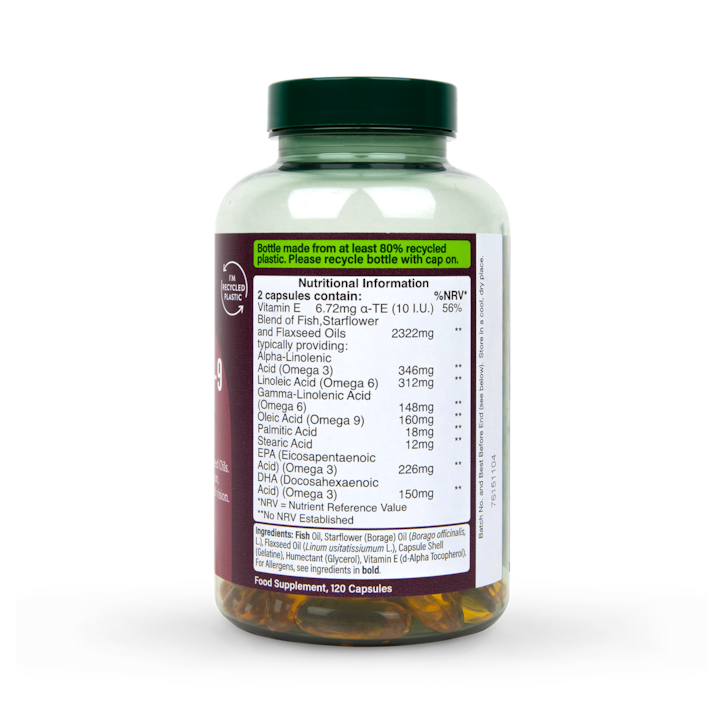 Holland & Barrett Triple Omega 3-6-9 120 Capsules image 3