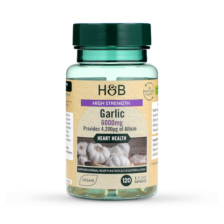 Holland & BarrettHigh Strength Garlic 6000mg 120 Capsules image 1