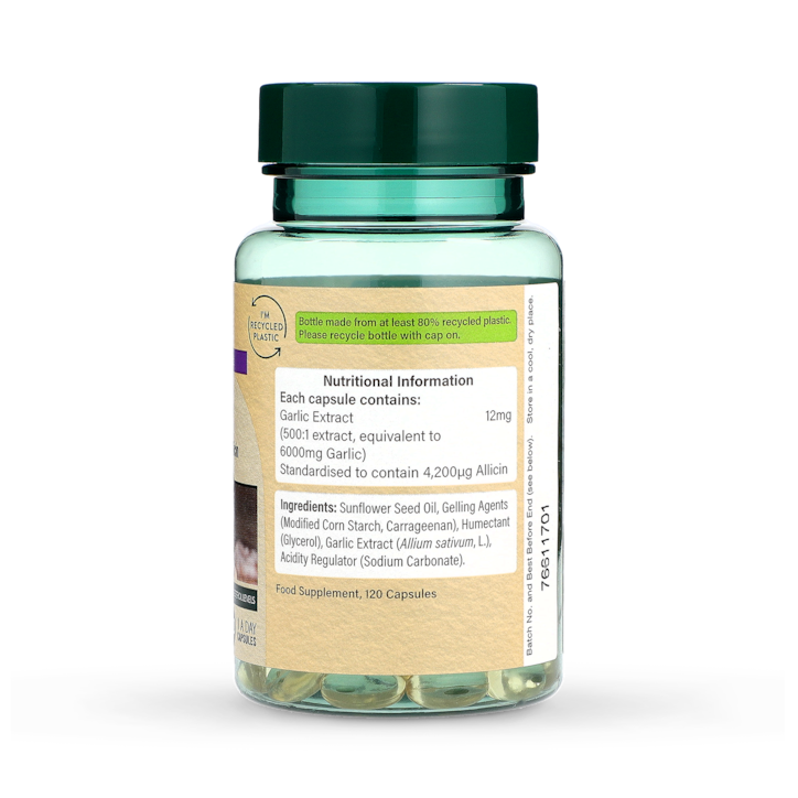Holland & BarrettHigh Strength Garlic 6000mg 120 Capsules image 2
