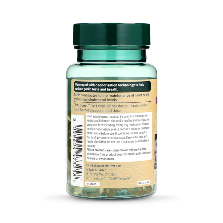 Holland & BarrettHigh Strength Garlic 6000mg 120 Capsules image 3