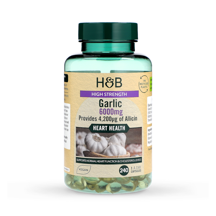 Holland & BarrettHigh Strength Garlic 6000mg 240 Capsules image 1