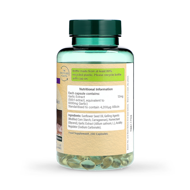 Holland & BarrettHigh Strength Garlic 6000mg 240 Capsules image 2