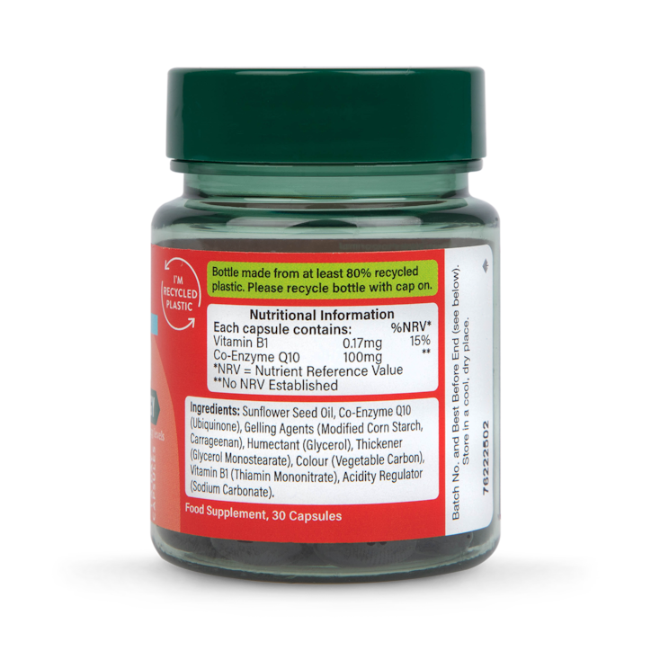 Holland & Barrett High Strength Co-Q10 100mg 30 Capsules image 2