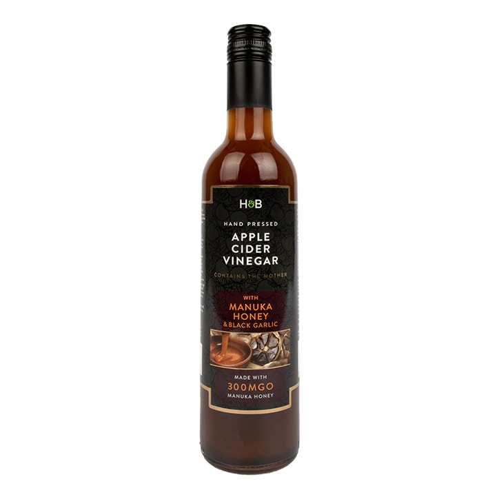 Holland & Barrett Apple Cider Vinegar with Manuka Honey & Black Garlic 500ml