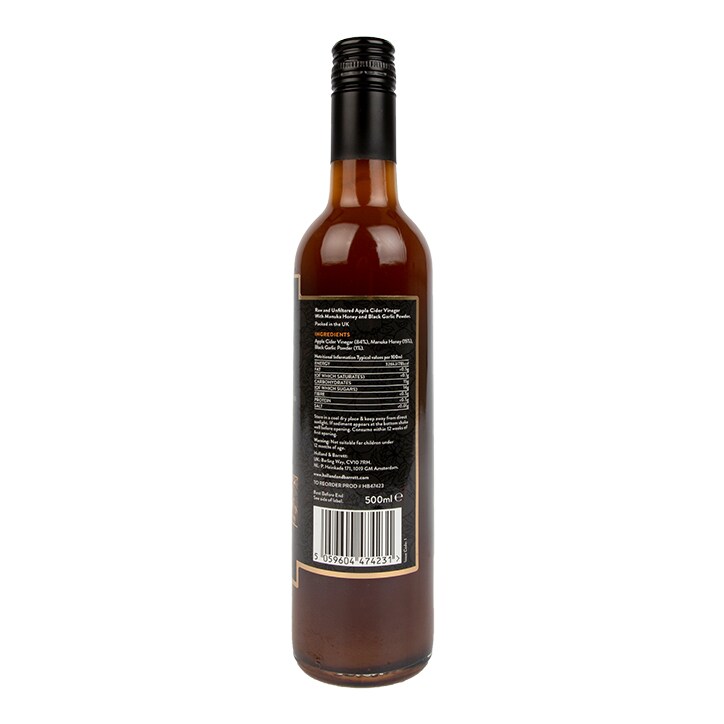 Holland & Barrett Apple Cider Vinegar with Manuka Honey & Black Garlic 500ml image 3