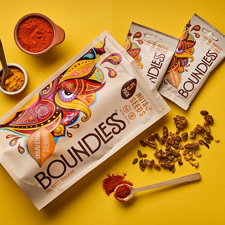 Boundless Turmeric & Smoked Paprika Activated Snacking Multipack 5 x 30g image 4