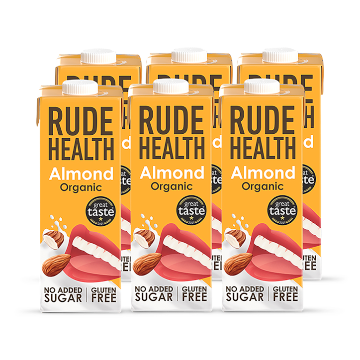 Rude Health Organic Almond M*lk 6x 1L image 1