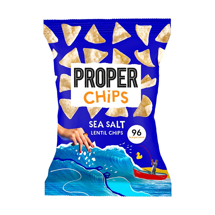 Properchips Sea Salt Lentil Chips Sharing Bag 85g