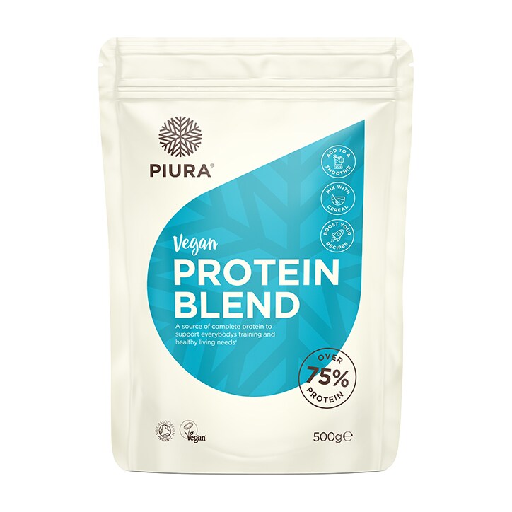 Piura Vegan Protein Blend Unflavoured 500g image 1