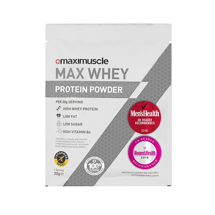 MaxiMuscle Max Whey Vanilla 30g image 1
