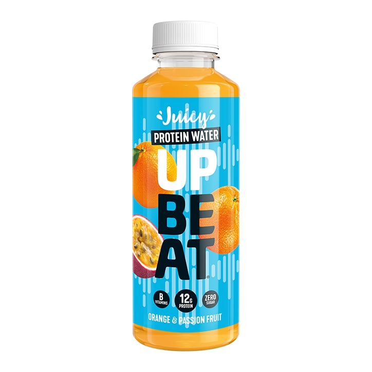 Upbeat Juicy Protein Water Daily Boost Orange & Passionfruit 500ml