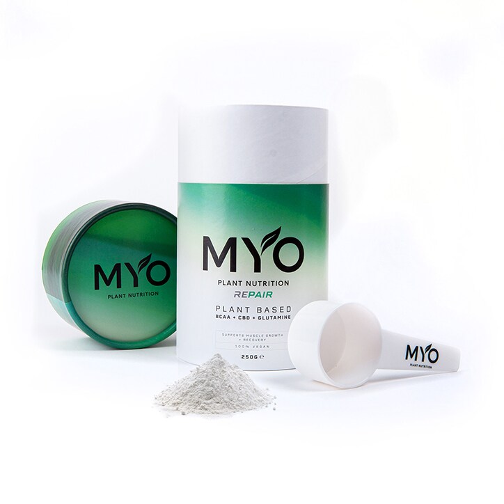 MYO Plant Nutrition Repair BCAA, CBD & Glutamine Pineapple & Peach 250g image 4