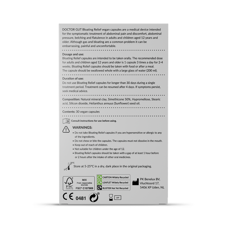 Doctor Gut Bloating Relief 30 Capsules image 4