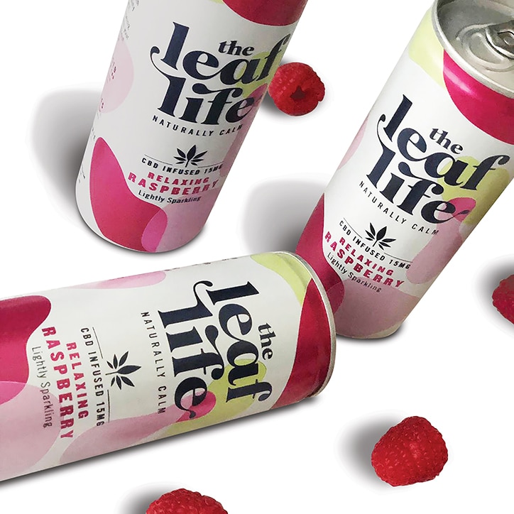 The Leaf Life Relaxing Raspberry CBD Infused Juice Drink 250ml image 2
