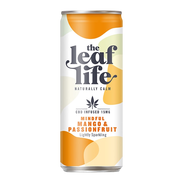 The Leaf Life Mindful Mango & Passionfruit CBD Infused Juice Drink 250ml image 1