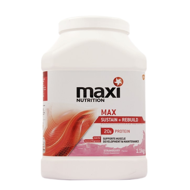 MaxiNutrition Max Powder Strawberry 1.1kg image 1