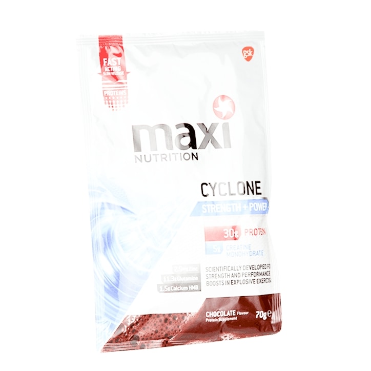 MaxiNutrition Cyclone Powder Chocolate 70g Sachet image 1
