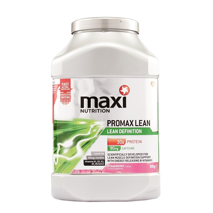 MaxiNutrition Promax Lean Powder Strawberry 990g image 1