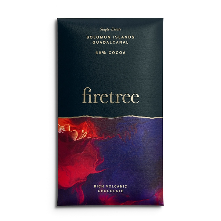 Firetree Solomon Islands, Guadalcanal 69% Cocoa Bar 25g image 1