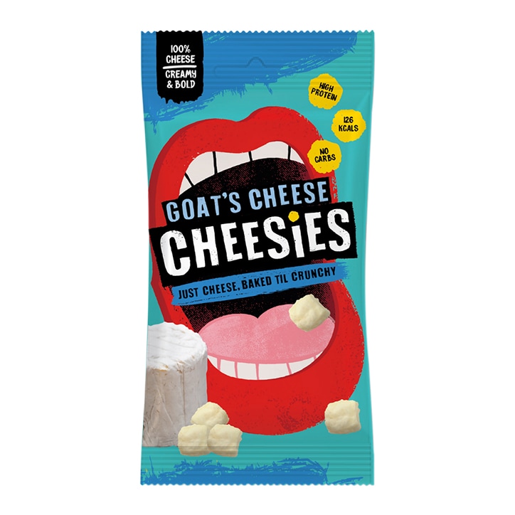 Cheesies Goats Cheese Crunchy Popped Cheese 20g-1