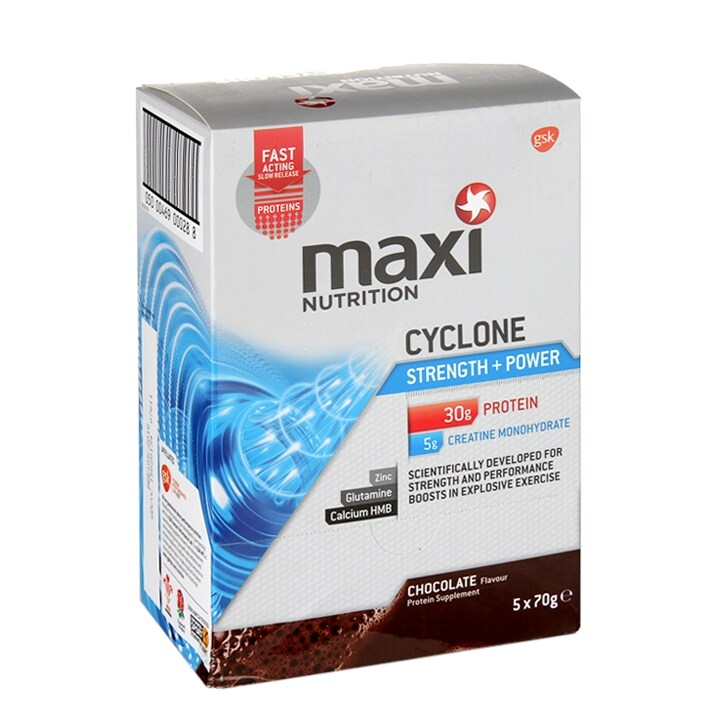 MaxiNutrition Cyclone Powder Chocolate 5 x 70g Sachets image 1