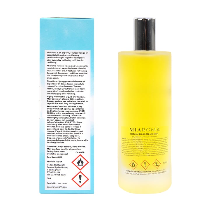 Miaroma Natural Linen Room Mist 100ml image 2
