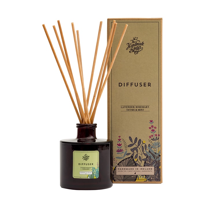 The Handmade Soap Company Lavender, Rosemary, Thyme & Mint Reed Diffuser 180ml-1