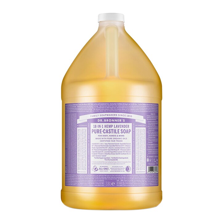 Dr Bronner's Lavender Pure-Castile Liquid Soap 3.79l