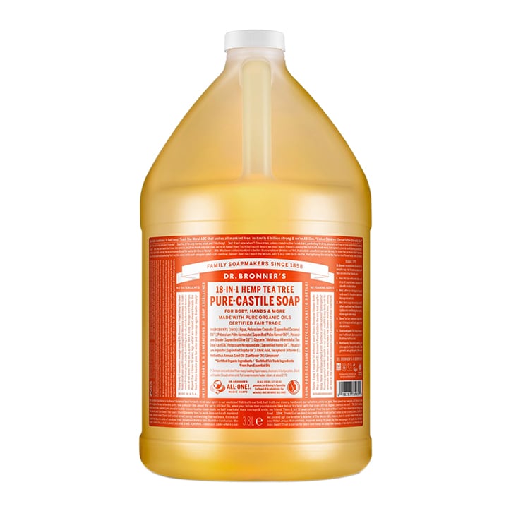 Dr Bronner's Tea Tree Pure-Castile Liquid Soap 3.79l image 1