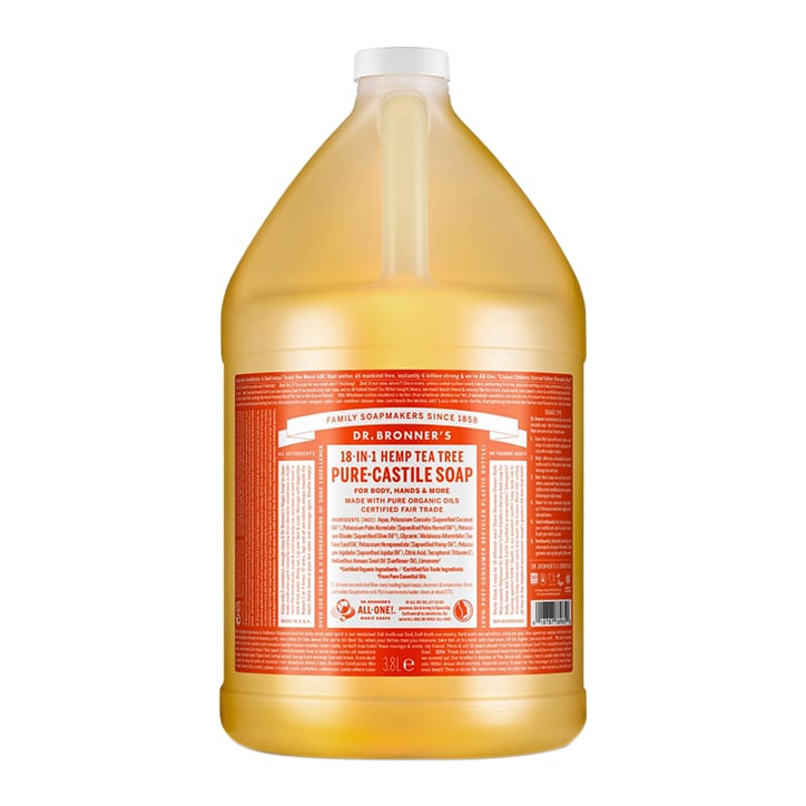 Dr Bronner's Tea Tree Pure-Castile Liquid Soap 3.79l-1