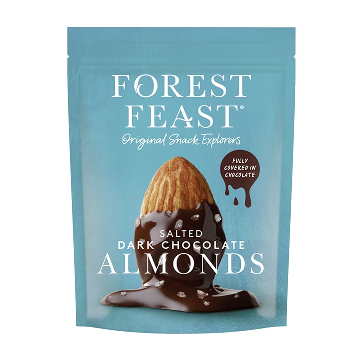 Forest Feast Salted Dark Chocolate Almonds| Holland & Barrett