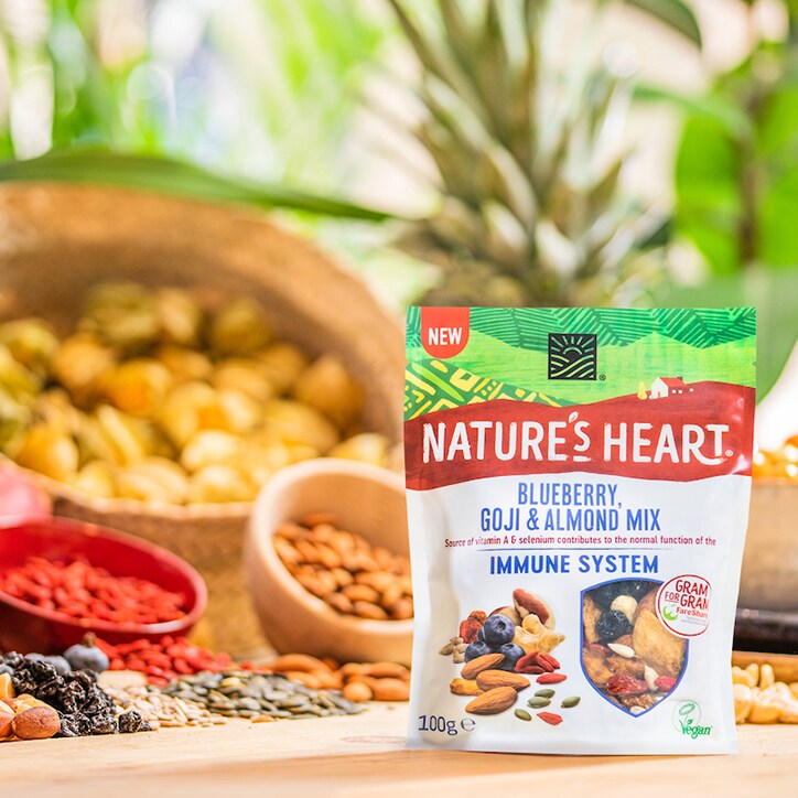 Nature's Heart Blueberry, Goji & Almond Immune System Mix 100g image 4