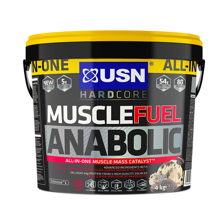 USN Muscle Fuel Anabolic All-In-One Shake Cookies & Cream 4kg