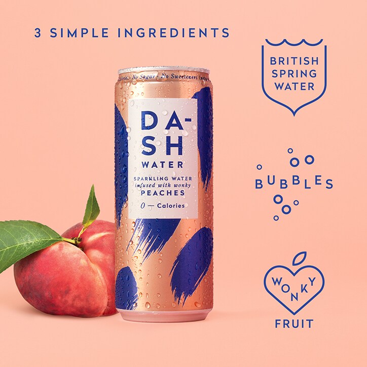 Dash Water Peach 330ml image 2