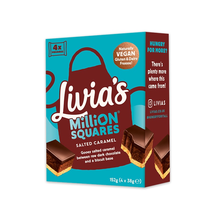 Livia's Salted Caramel Million Squares Multipack 4 x 38g image 2