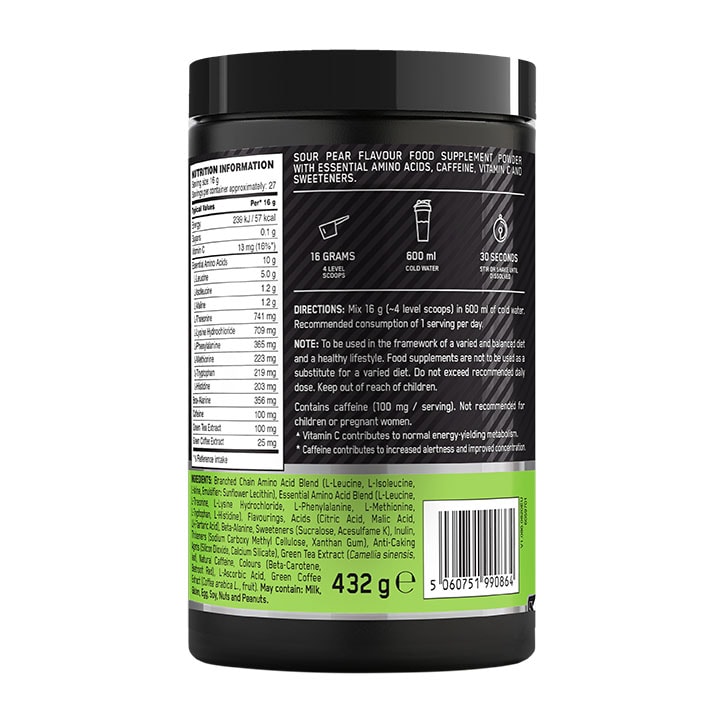 Optimum Nutrition EAA Energy Pear Drops 432g image 3