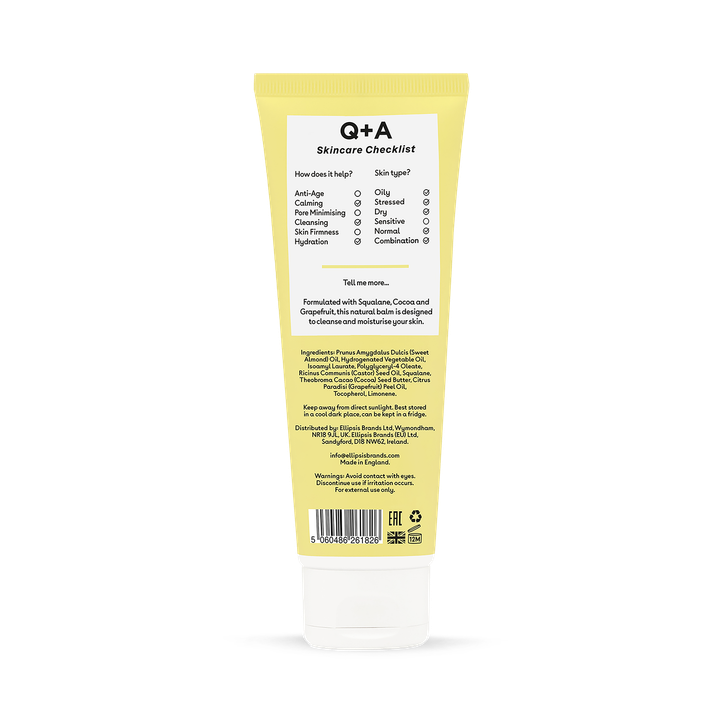 Q+A Grapefruit Cleansing Balm 125ml image 2