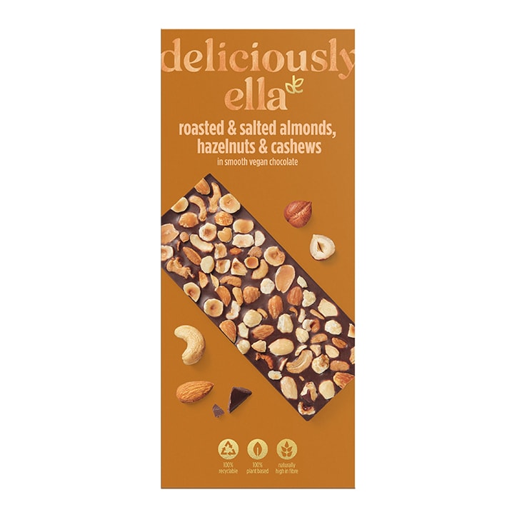 Deliciously Ella Mixed Nut Chocolate Bar 85g