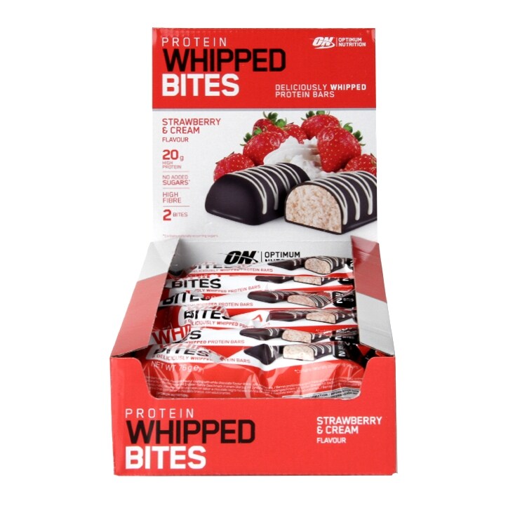 Optimum Nutrition Whipped Bites Strawberry & Cream 12 x 76g image 1