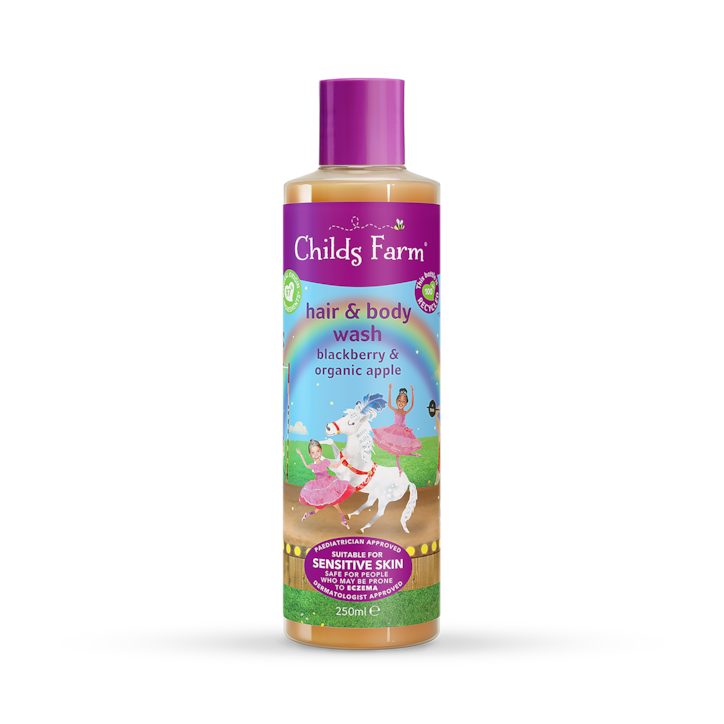 Childs Farm Hair & Body Wash - Blackberry & Organic Apple 250ml image 1