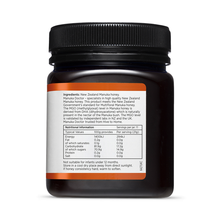 Manuka Doctor Manuka Honey MGO 40 250g image 2