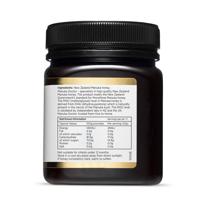 Manuka Doctor Premium Monofloral Manuka Honey MGO 240 250g image 2