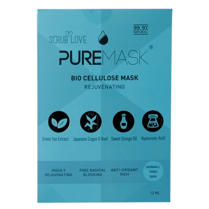 Scrub Love Puremask Rejuvenating Bio Cellulose Mask 12ml-1