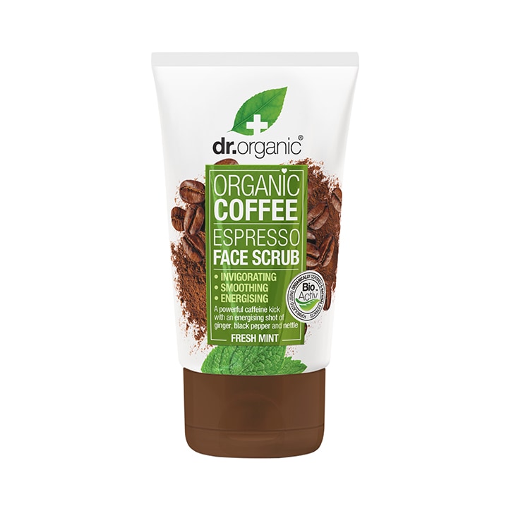 Dr Organic Coffee Mint Face Scrub 125ml-1