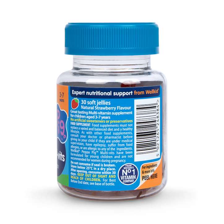 Vitabiotics Wellkid Peppa Pig Multi-Vitamin Strawberry Flavour 30 Jellies image 2