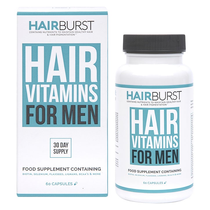 Hairburst Hair Vitamins For Men 60 Capsules 1 Month Supply | Holland &  Barrett