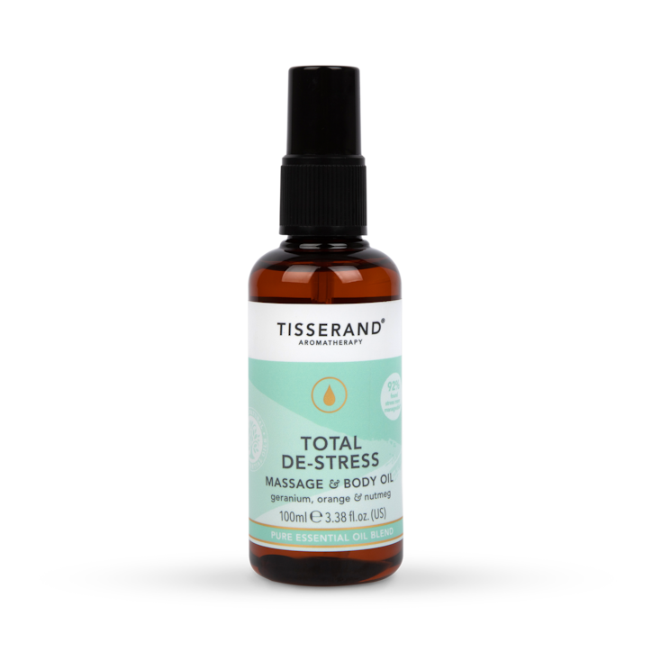 Tisserand Total De-Stress Massage & Body Oil 100ml image 1